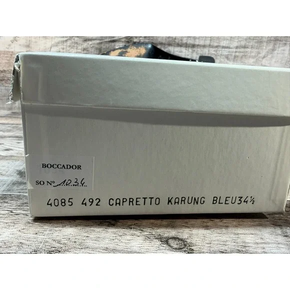 Renee Mancini Paris Capretto Karung Pump Heels Women Shoes Dress Black 34.5 US 4 - Picture 13 of 14